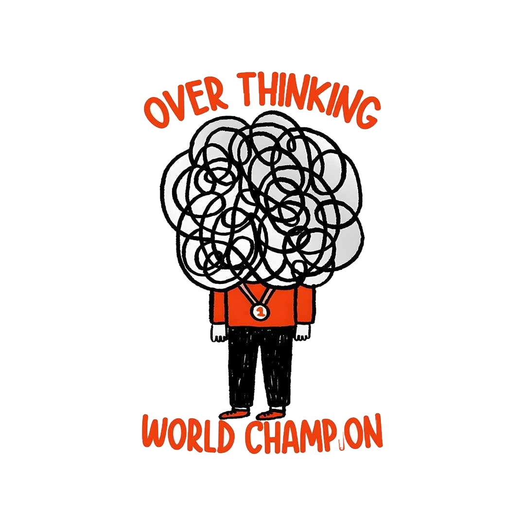Over Thinking World Champion Sticker